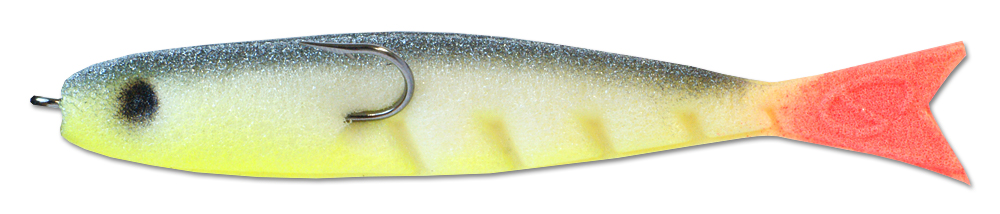 Рыбка поролоновая Джига Пескарь (5см) лимонный (уп. 5шт)